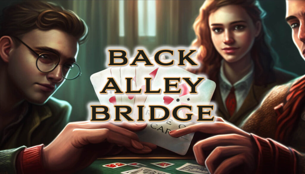 Playing the card game Back Alley Bridge