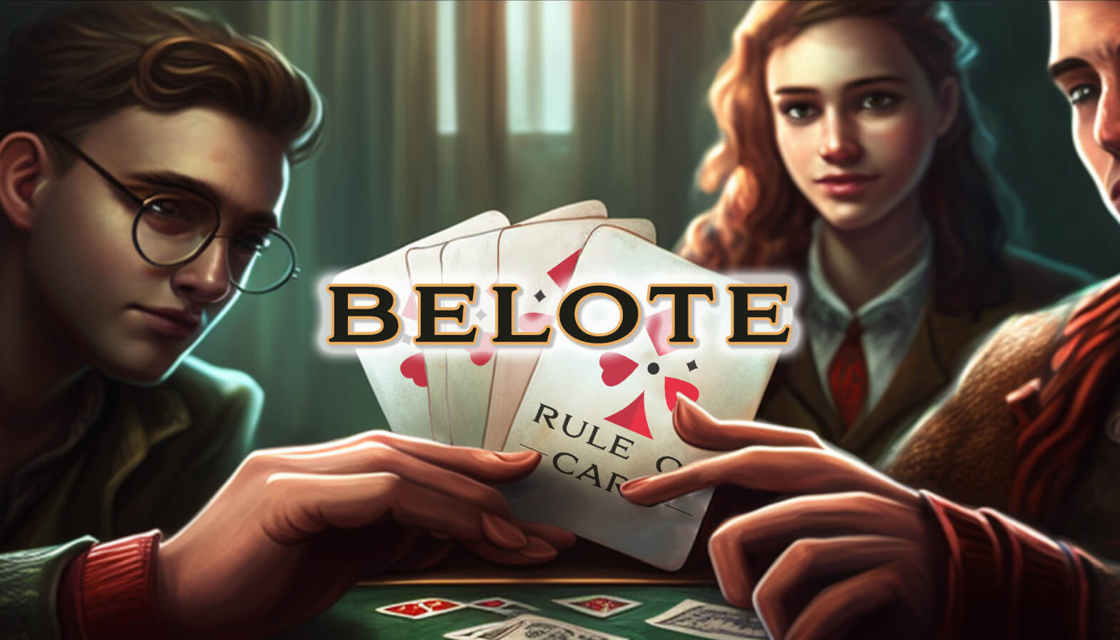 Playing the card game Belote