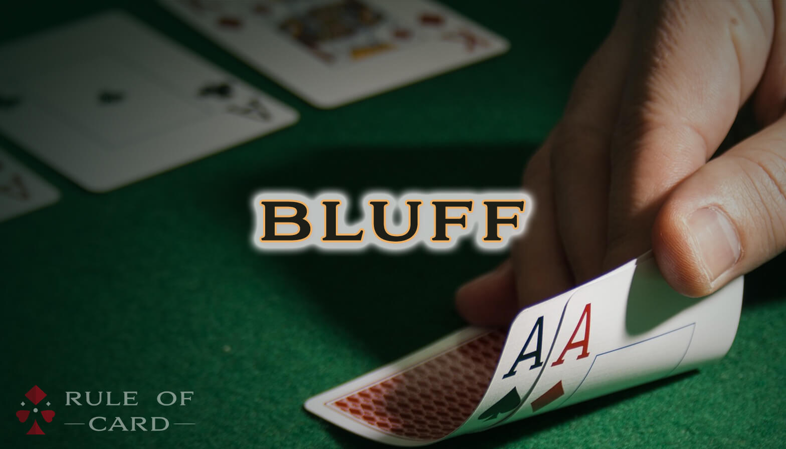 Playing the card game Bluff