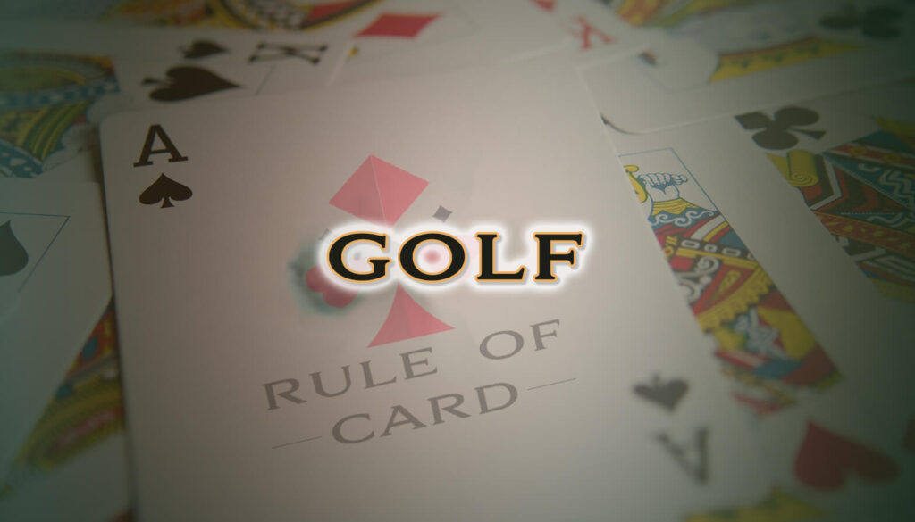 Playing the card game Golf