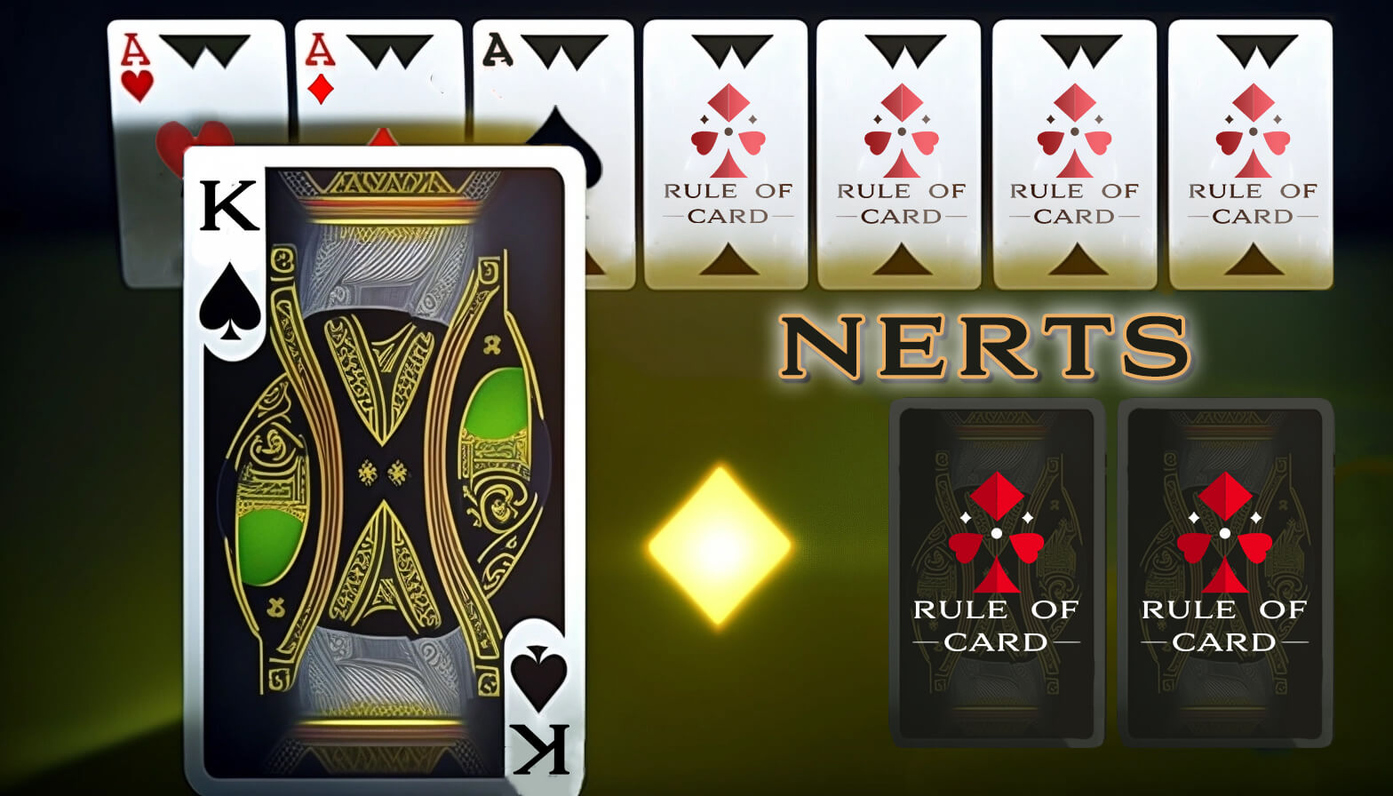 Playing the card game Nerts