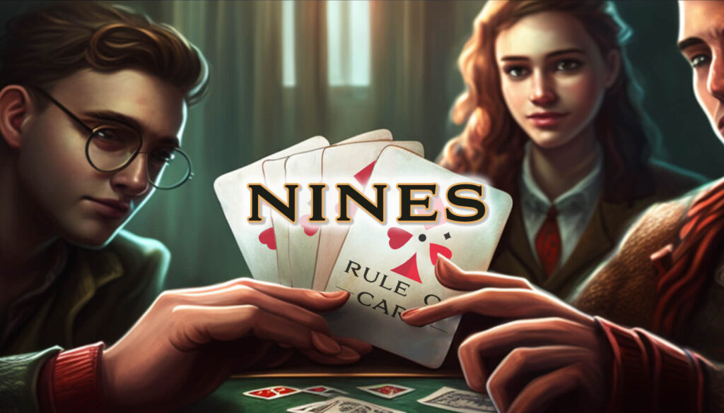 Playing the card game Nines