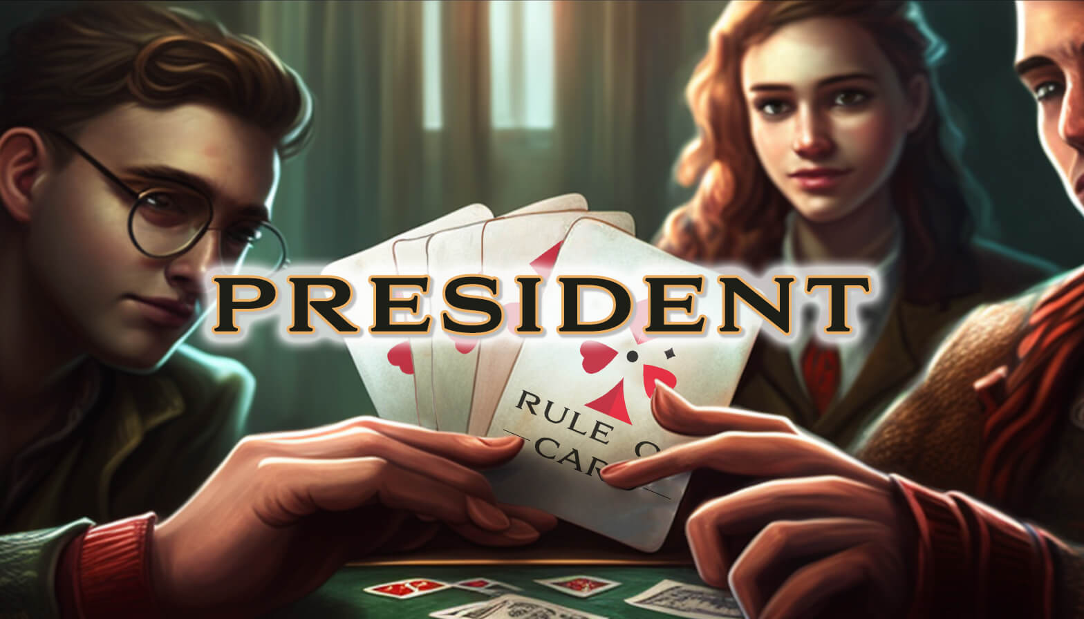 Playing the card game President