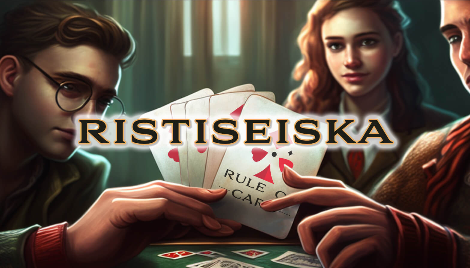 Playing the card game Ristiseiska