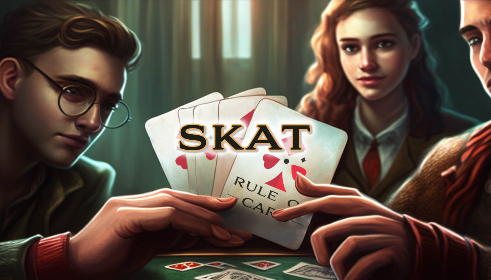 Playing the card game Skat