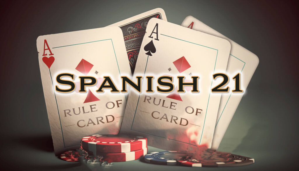 Playing the card game Spanish 21