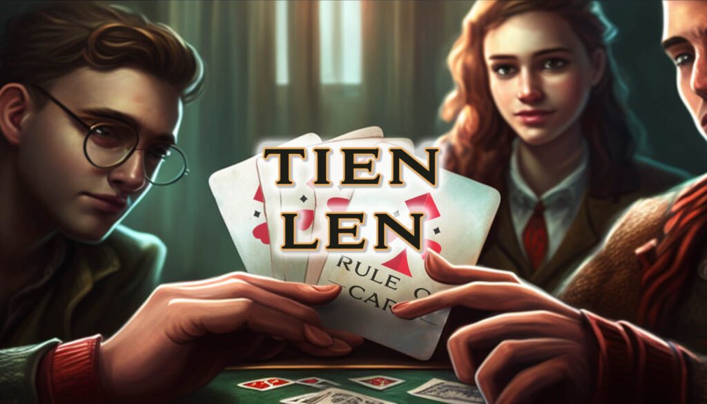 Playing the card game Tien Len