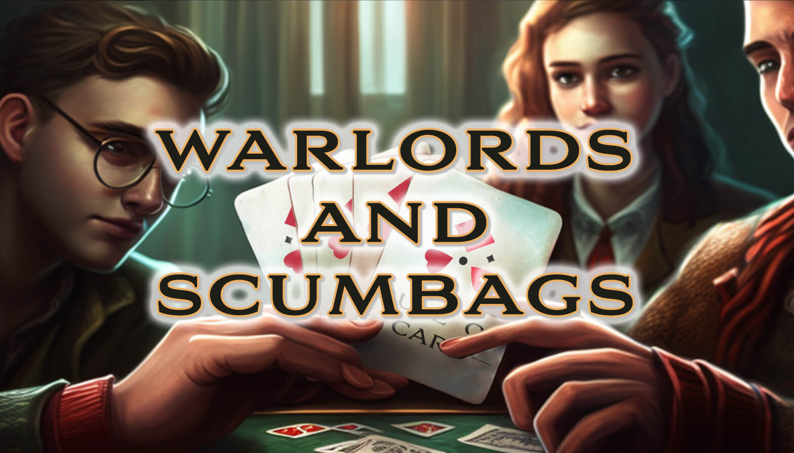 Playing the card game Warlords and Scumbags